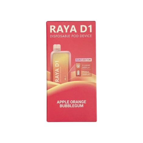 Elf Bar Raya D1 Apple Orange Bubble Gum